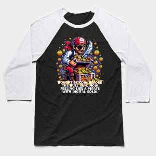 Crypto Pirate: Treasure Hunt in the Digital Sea Baseball T-Shirt